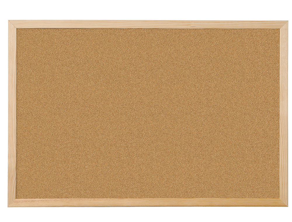 QUADRO DE CORTICA Q-CONNECT COM CAIXILHO EM MADEIRA 30 X 40 CM
