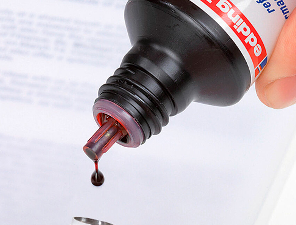 TINTA MARCADOR EDDING T-100 PRETO FRASCO DE 100 ML