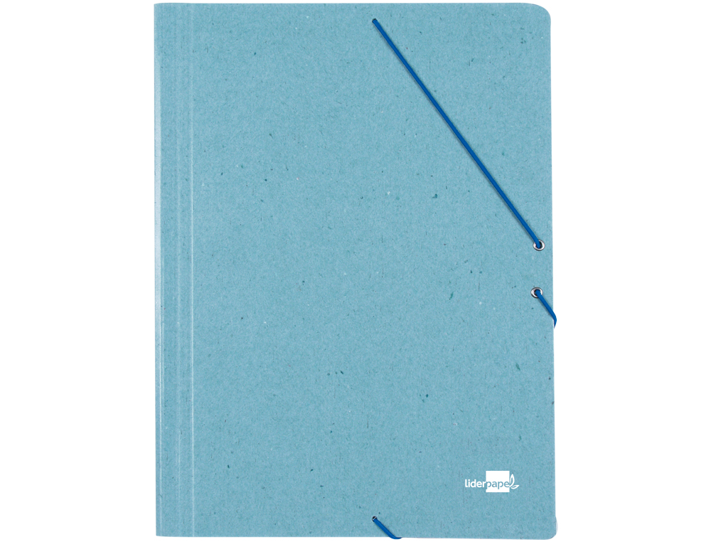 PASTA DE ELASTICOS LIDERPAPEL FOLIO VERDE