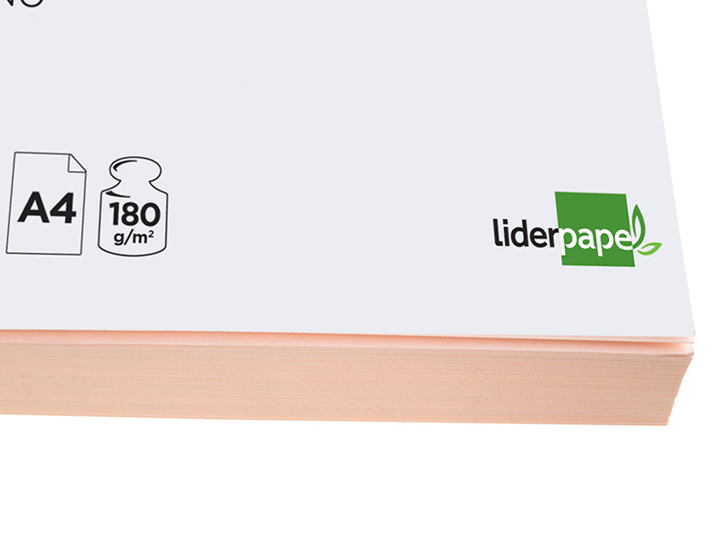 CARTOLINA LIDERPAPEL DIN A4 180 GR CREME PACK DE 100 UNIDADES