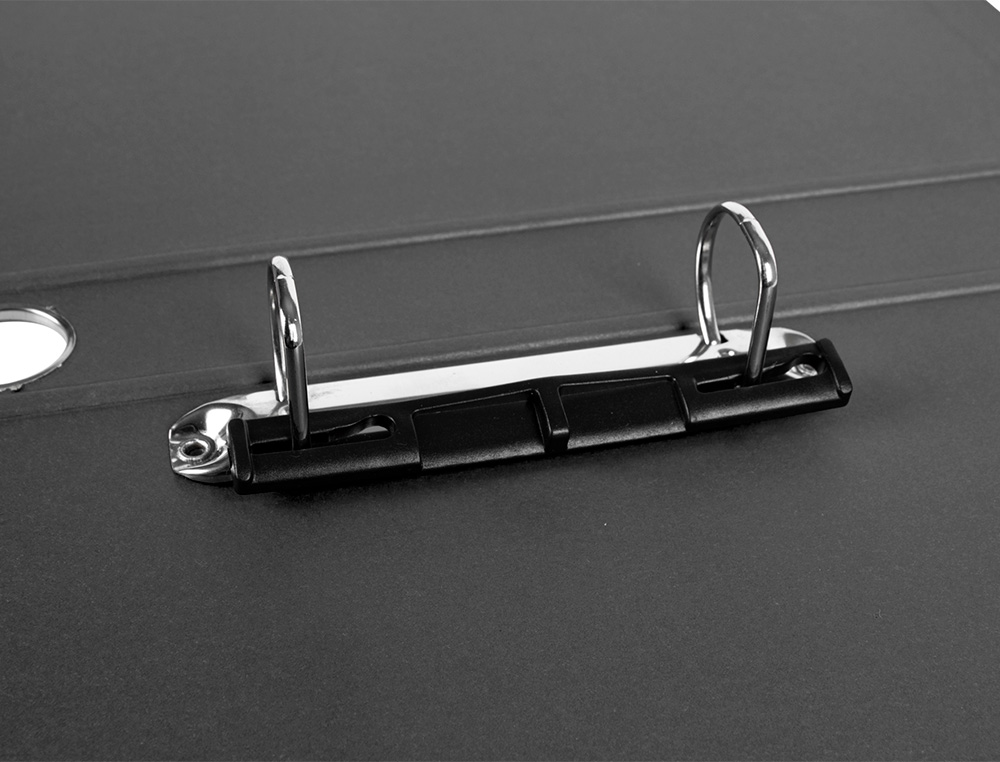 MODULO DE 4 PASTAS DE ARQUIVO LIDERPAPEL 2 ANEIS FOLIO LOMBADA 35 MM PRETO
