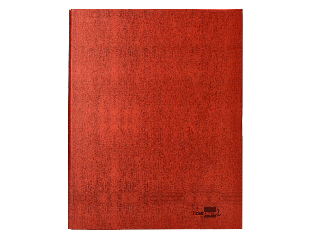 PASTA LIDERPAPEL DE ANEIS CARTAO FORRADO COURO FOLIO NATURAL LOMBADA 40 MM 4 ANEIS