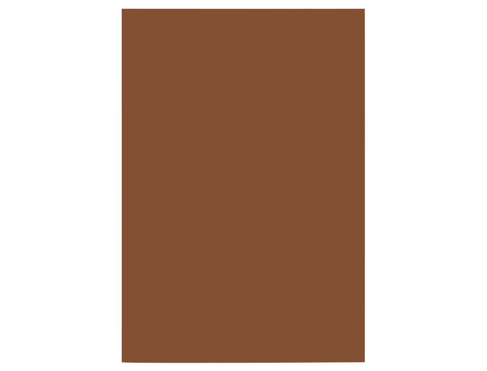 CARTOLINA LIDERPAPEL DIN A4 180 GR CASTANHO PACK DE 100 UNIDADES
