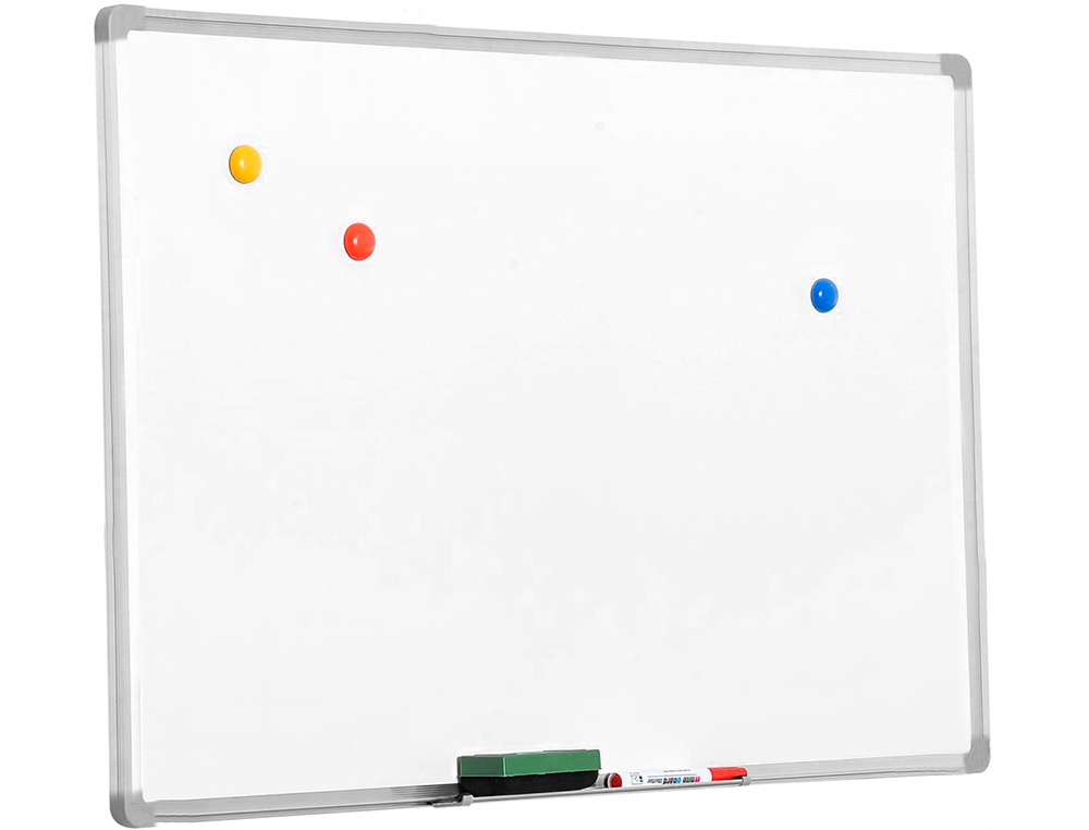 QUADRO BRANCO Q-CONNECT MAGNETICO C/CAIXILHO EM ALUMINIO 60 X 90 CM