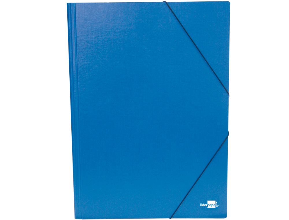 PASTA DE ELASTICOS LIDERPAPEL DIN A3 AZUL