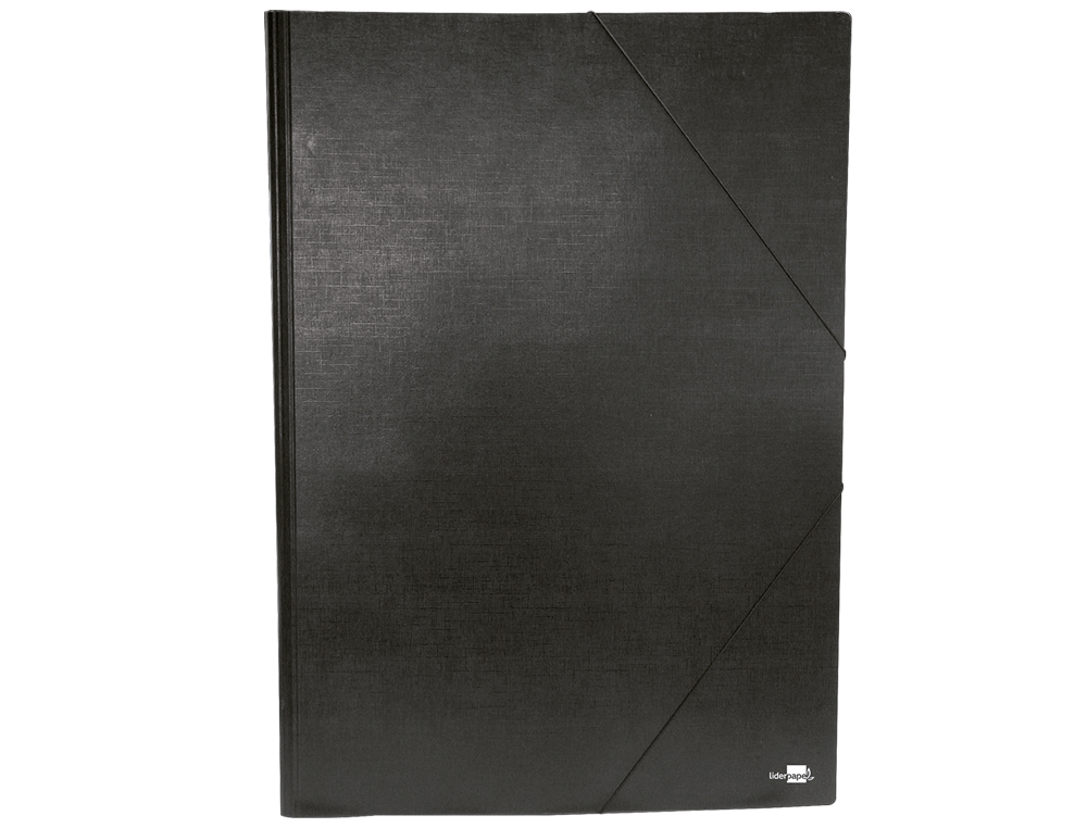 PASTA DE ELASTICOS LIDERPAPEL DIN A2 PRETO