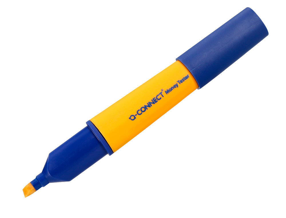 MARCADOR EURO TESTER PEN Q-CONNECT PARA DETECTAR NOTAS EURO FALSAS
