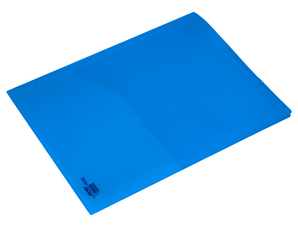 BOLSA DOSSIER LIDERPAPEL COM DUPLA BOLSA DIN A4 AZUL