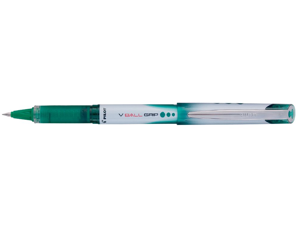 MARCADOR PILOT ROLLER V-BALL GRIP VERDE 05 MM