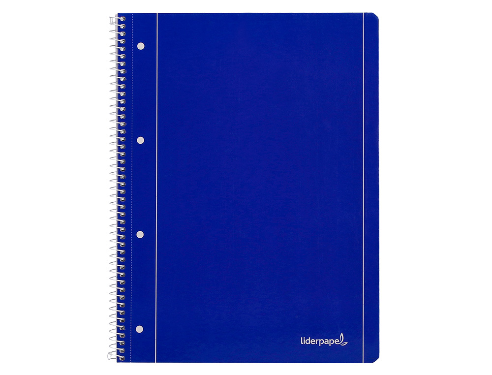 CADERNO ESPIRAL LIDERPAPEL CAPA AZUL MICRO 80 F DIN A4 QUADRICULADO