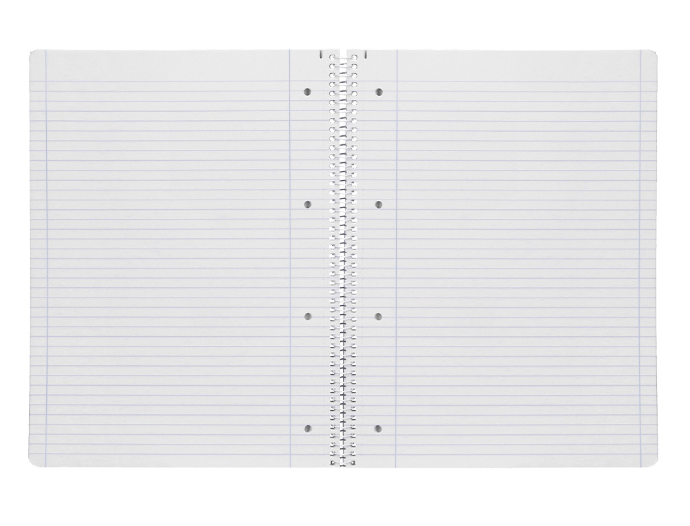 CADERNO ESPIRAL LIDERPAPEL CAPA AZUL MICRO 80 F DIN A4 PAUTADO