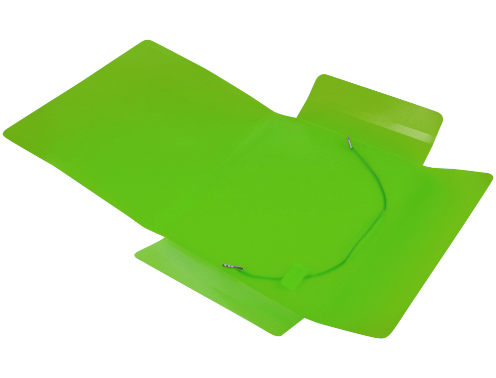 PASTA DE ELASTICOS EM POLIPROPILENO LIDERPAPEL DIN A5 VERDE