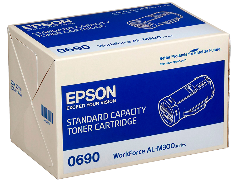 TONER EPSON 0690 WORKFORCE AL-M300 / AL-MX300 PRETO 2.700 PAG