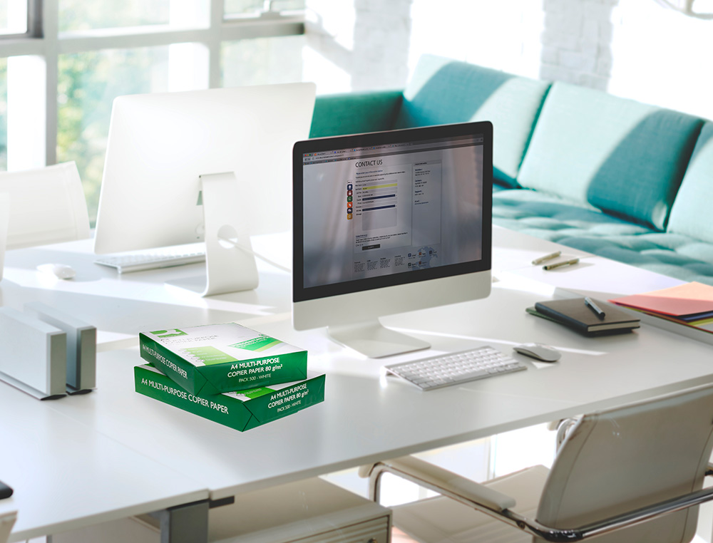 PAPEL FOTOCOPIA Q-CONNECT DIN A4 PACK 500 FOLHAS 80 GR