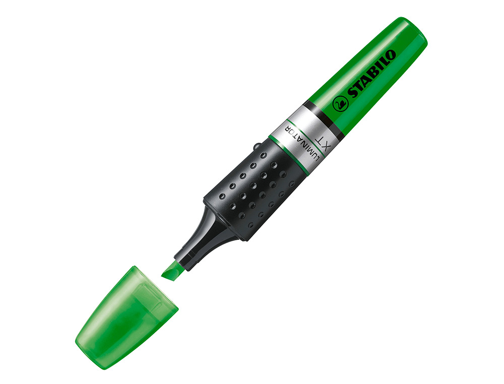 MARCADOR FLUORESCENTE STABILO BOSS LUMINATOR VERDE TINTA LIQUIDA