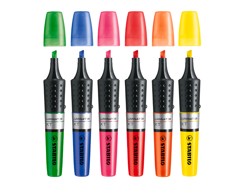 MARCADOR FLUORESCENTE STABILO BOSS LUMINATOR VERDE TINTA LIQUIDA