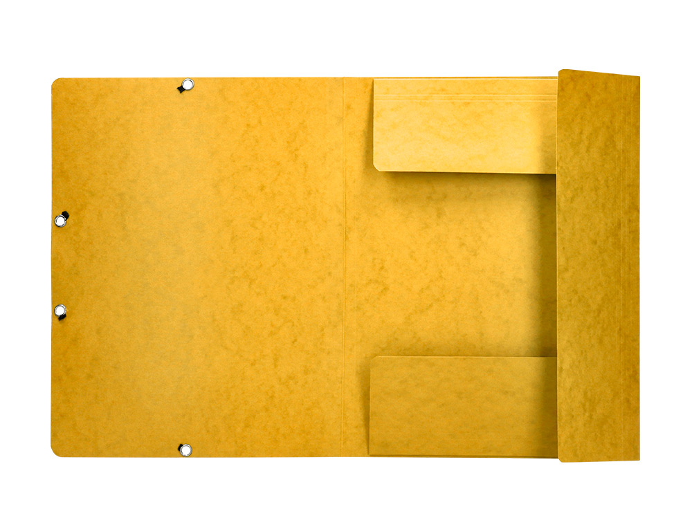 PASTA DE ELASTICOS Q-CONNECT DIN A4 COM ABAS AMARELA