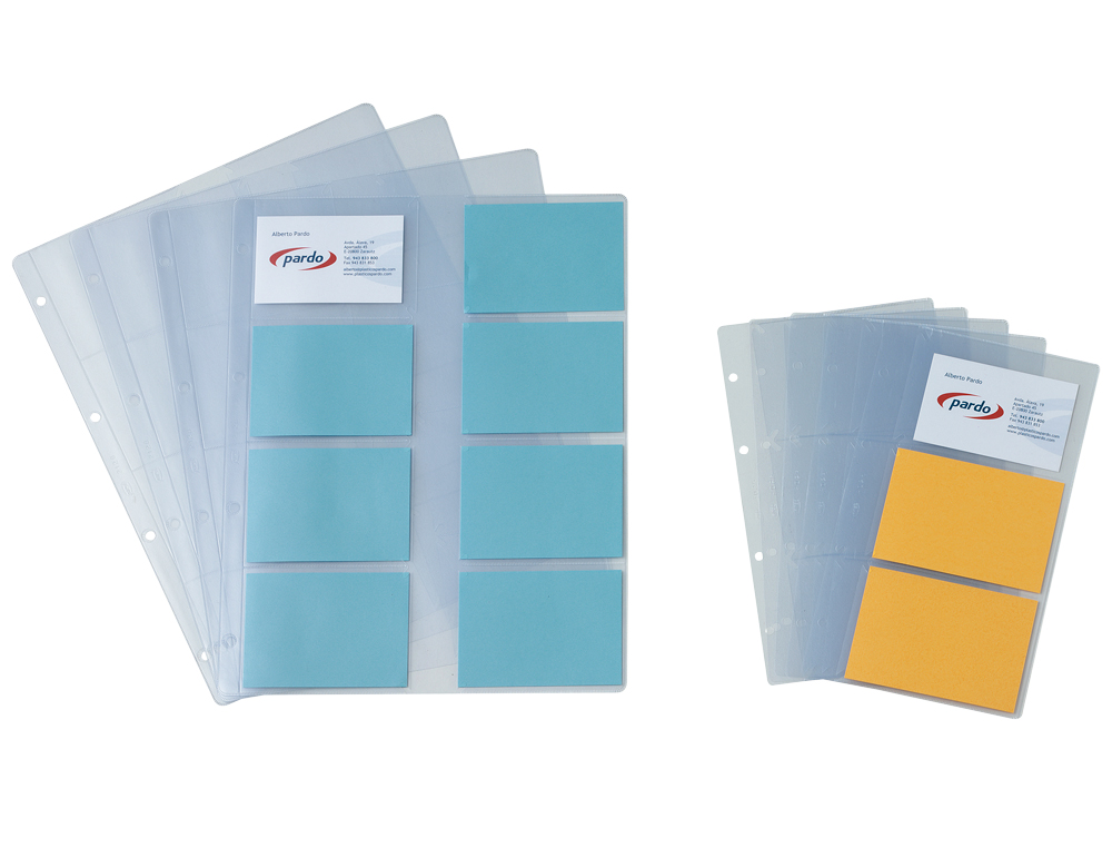 PACK 10 BOLSAS ESP. CAPA PORTA CARTOES DE VISITA PARDO