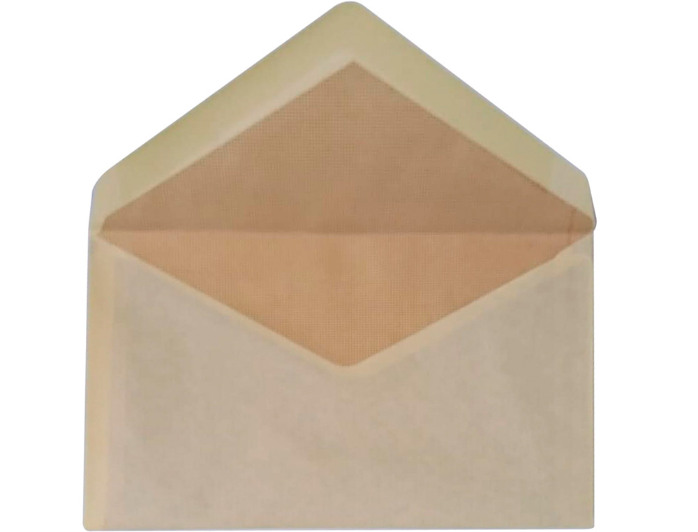 ENVELOPE LIDERPAPEL N.8 COMERCIAL NORMALIZADO CREME 120X176 MM ENGOMADO PACK DE 500 UNIDADES