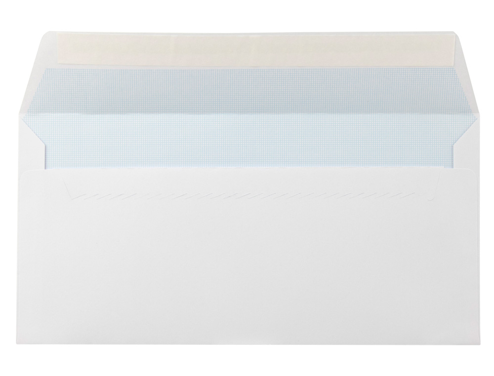 ENVELOPE LIDERPAPEL N.9 COMERCIAL NORMALIZADO BRANCO 120X176 MM TIRA DE SILICONE PACK DE 500 UNIDADES