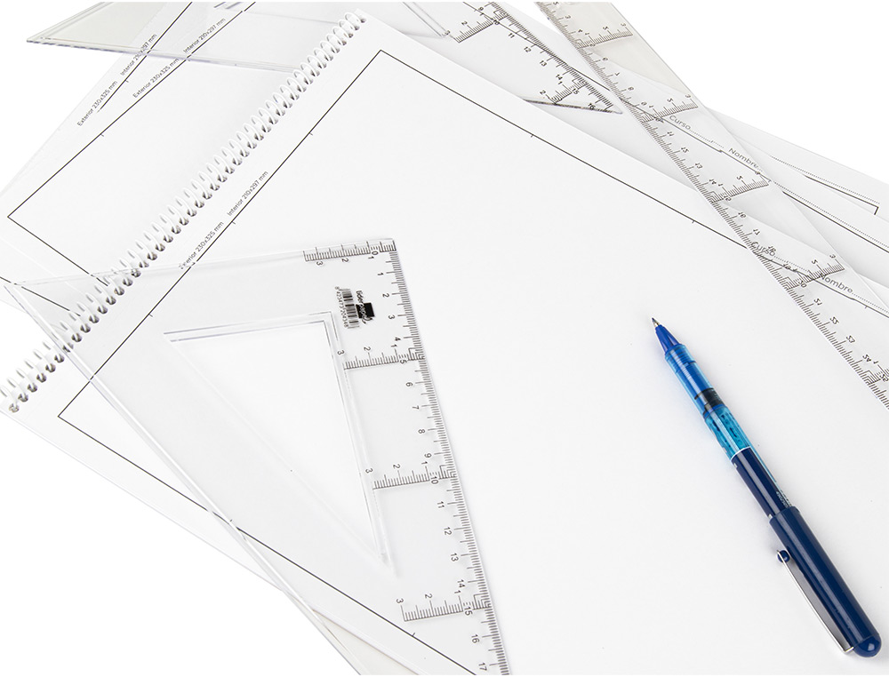 BLOCO DE DESENHO LIDERPAPEL LINEAL ESPIRAL 230X325MM 20 FOLHAS 130GR PERFURADO