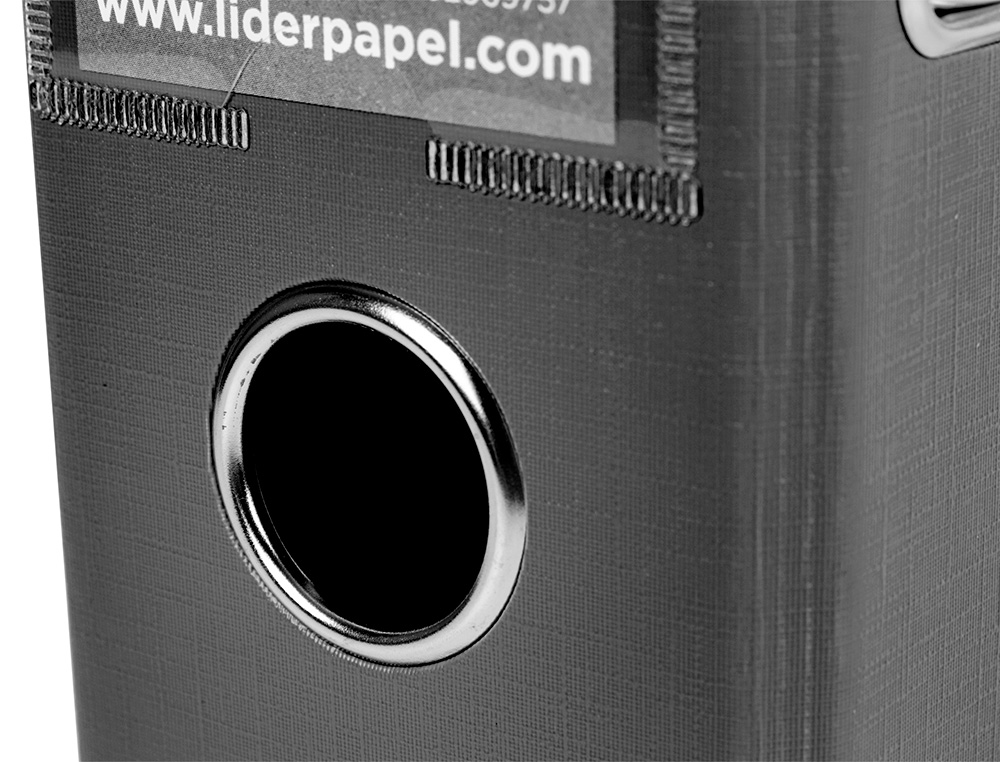 PASTA DE ARQUIVO DE ALAVANCA LIDERPAPEL DOCUMENTA PVC DIN A4 LOMBADA 75 MM PRETA