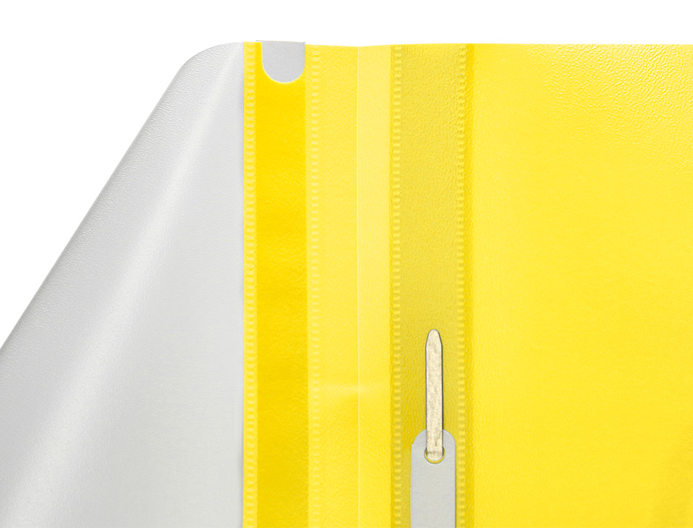 BOLSA DOSSIER Q-CONNECT FASTENER EM PLASTICO DIN A4 AMARELA