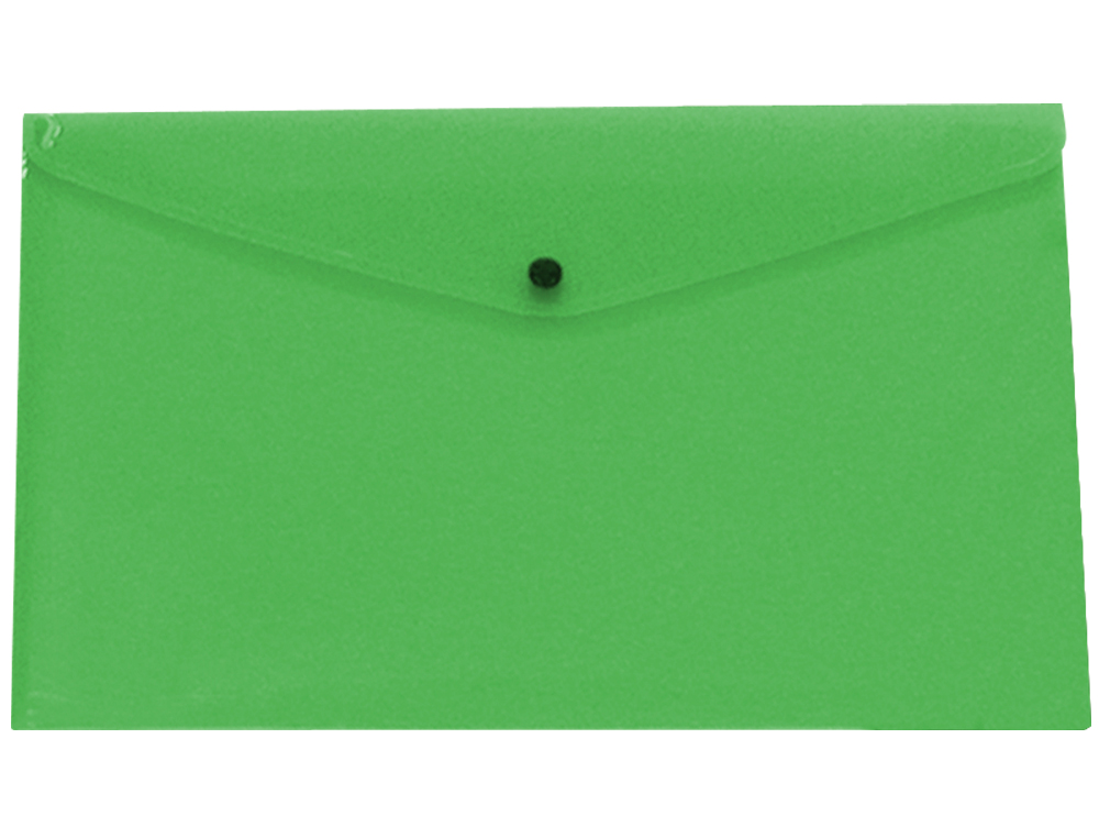 BOLSA PORTA DOCUMENTOS LIDERPAPEL COM MOLA DIN A3 VERDE