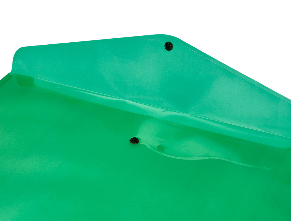 BOLSA PORTA DOCUMENTOS LIDERPAPEL COM MOLA DIN A3 VERDE