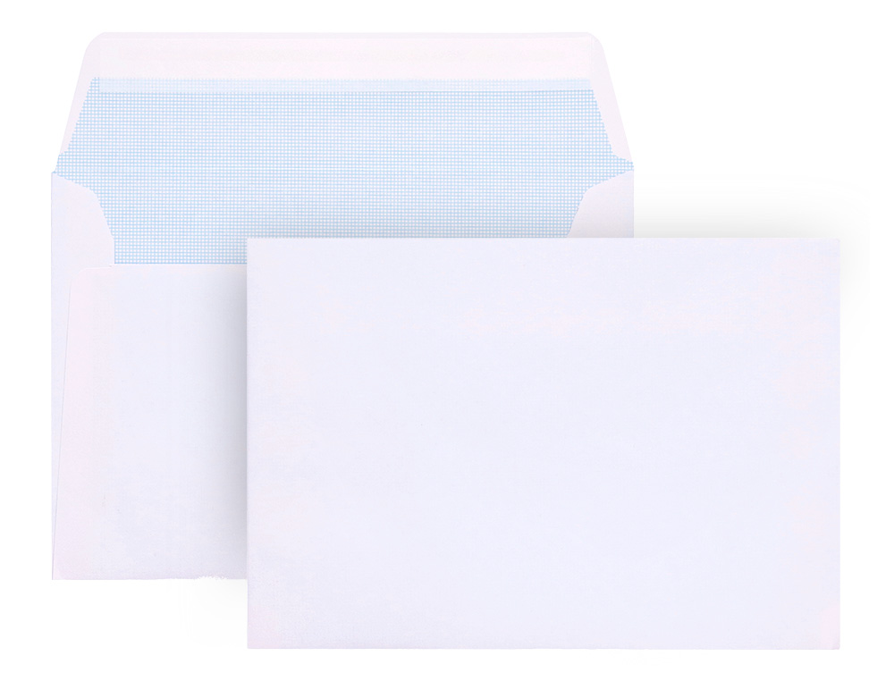 ENVELOPE LIDERPAPEL N.19 MNIMO NORMALIZADO BRANCO 114X162MM TIRA DE SILICONE PACK DE 500 UNIDADES
