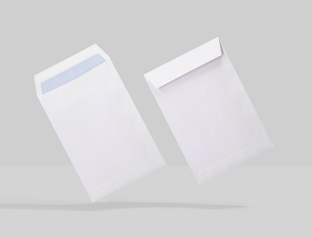 ENVELOPE LIDERPAPEL N.15 BOLSA B5 BRANCO 176X250 MM TIRA DE SILICONE PACK DE 500 UNIDADES