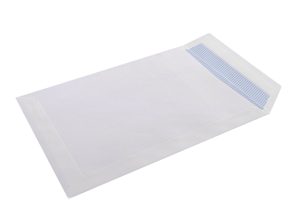 ENVELOPE LIDERPAPEL N.15 BOLSA B5 BRANCO 176X250 MM TIRA DE SILICONE PACK DE 500 UNIDADES