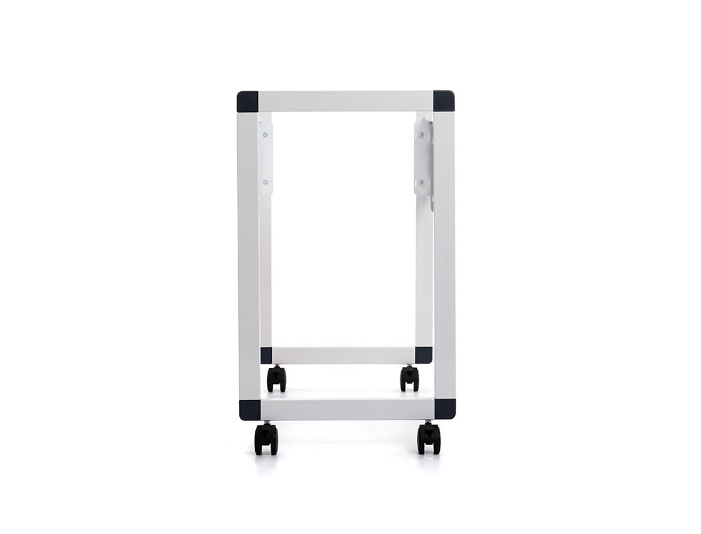 CARRO PARA CAPAS DE ARQUIVO SUSPENSO ROCADA DE COR CINZA PARA FORMATOS A4 FOLIO E FOLIO PROLONGADO