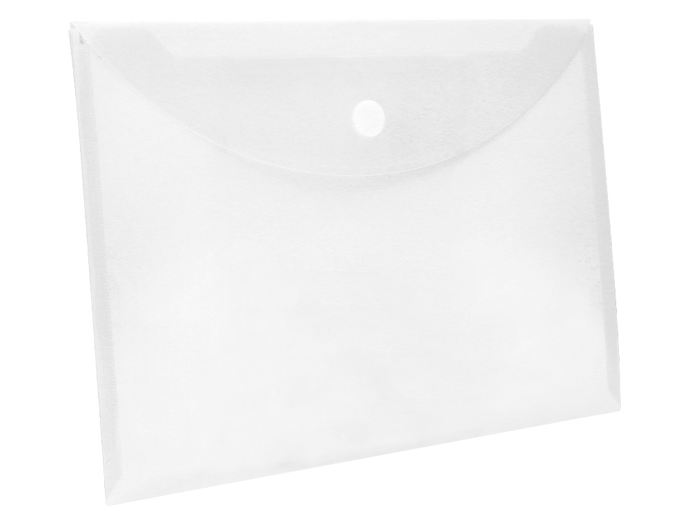BOLSA PORTA DOCUMENTOS LIDERPAPEL DIN A4 CRISTAL
