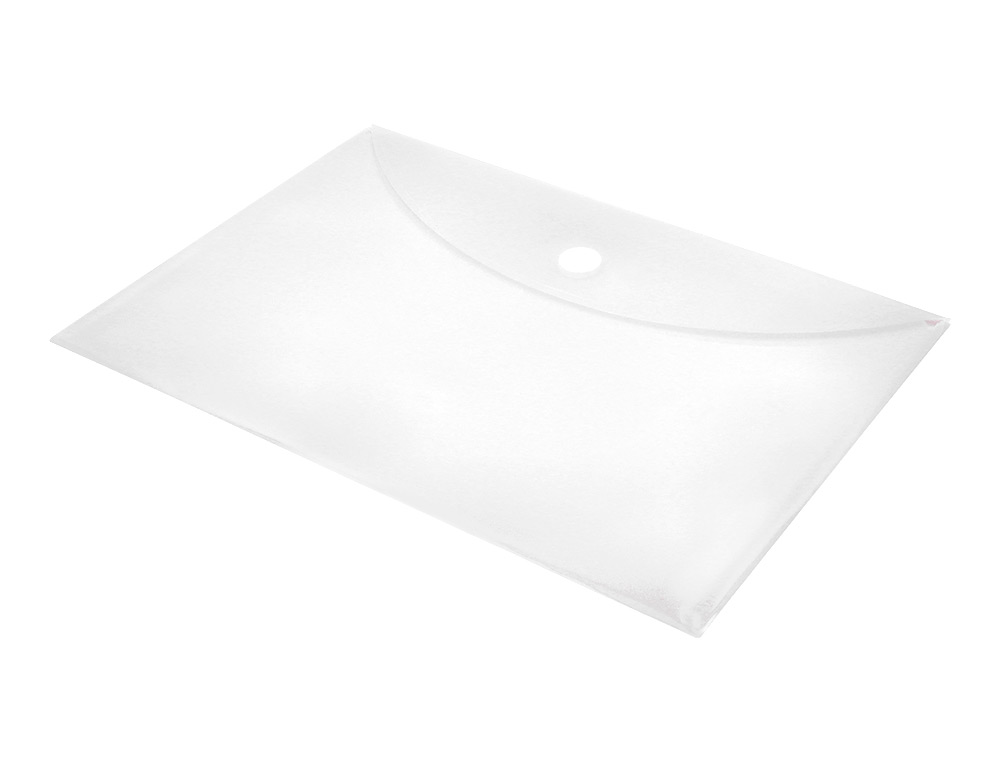 BOLSA PORTA DOCUMENTOS LIDERPAPEL DIN A4 CRISTAL