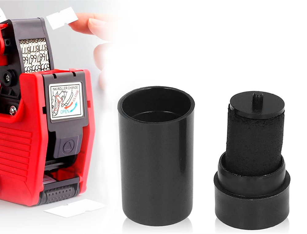 ROLO DE TINTA Q-CONNECT 20 MM PARA PARA MAQUINA DE ETIQUETAR