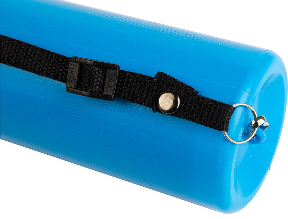 TUBO PORTA DESENHOS EXTENSIVEL 80 CM AZUL
