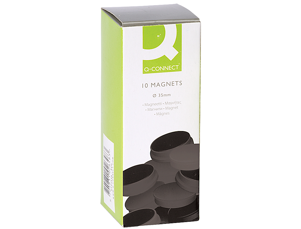 IMAN DE SINALIZACAO Q-CONNECT 3,5CM PRETO