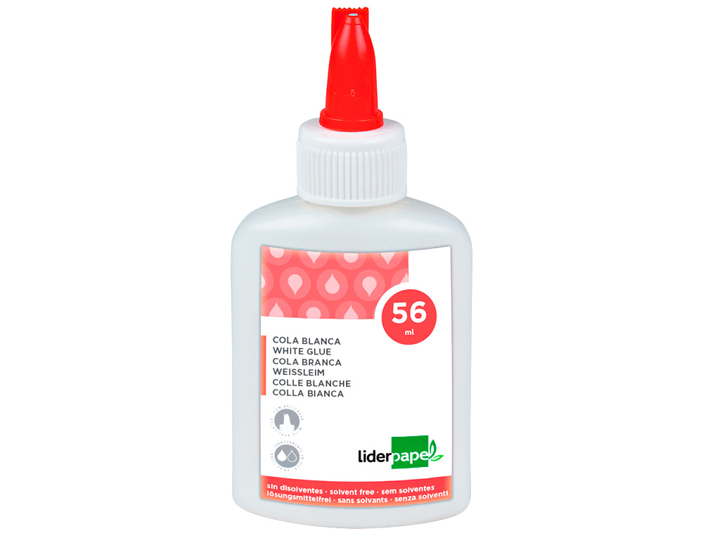 COLA BRANCA ESCOLAR LIDERPAPEL 56 ML