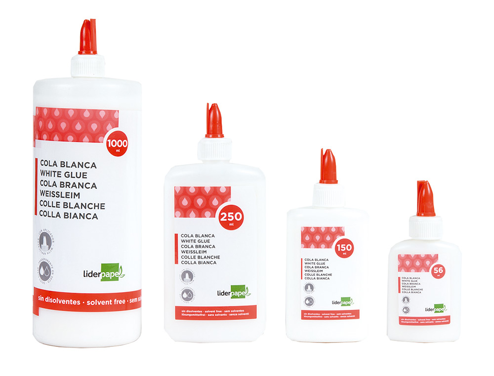 COLA BRANCA ESCOLAR LIDERPAPEL 56 ML