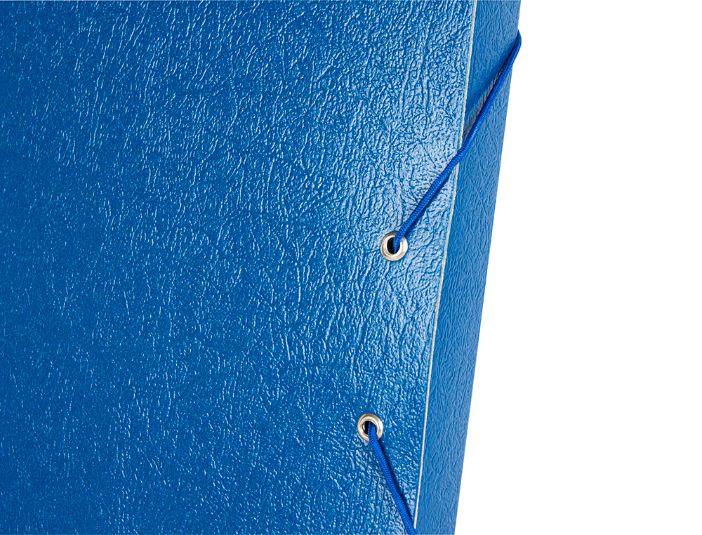 CAPA ELASTICOS PARA PROJETOS LOMBADA 3 CM AZUL