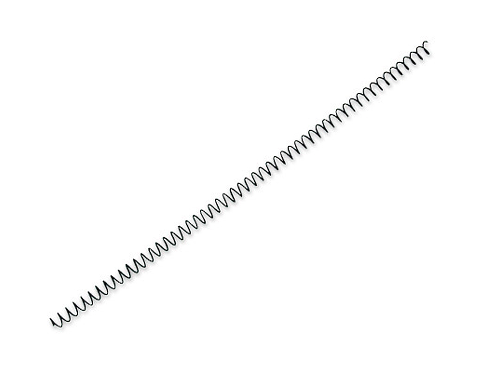 ESPIRAL METALICO YOSAN PRETO PASSO 64 5:1 10MM CALIBRE 1,00MM