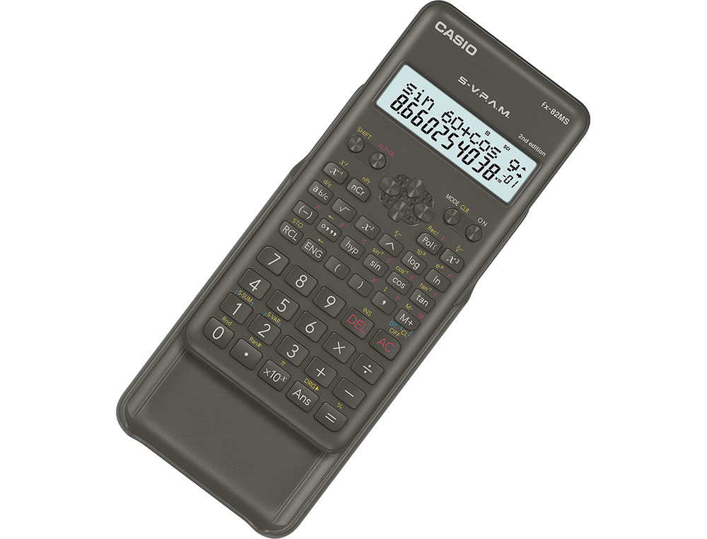 CALCULADORA CASIO FX-82MSII CIENTIFICA 240 FUNCOES VISOR DUPLO