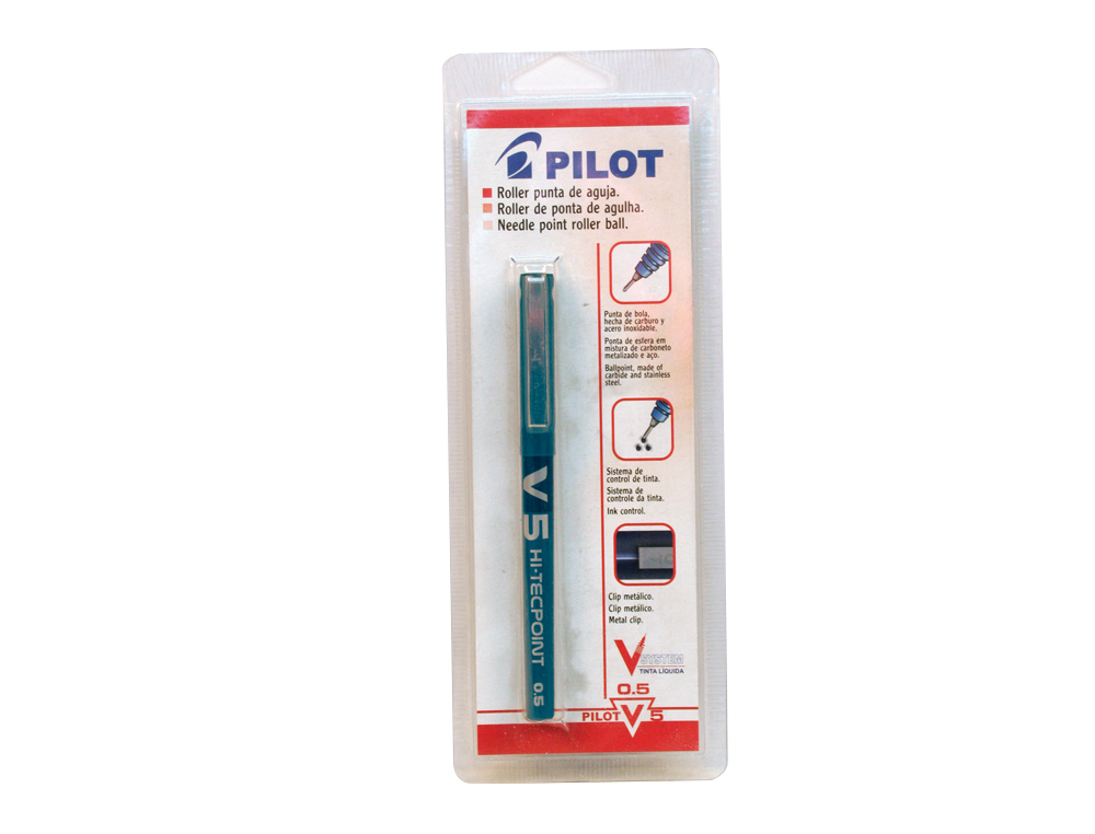 ESFEROGRÁFICA PILOT 0.5 MM V-51 AZUL - EM BLISTER