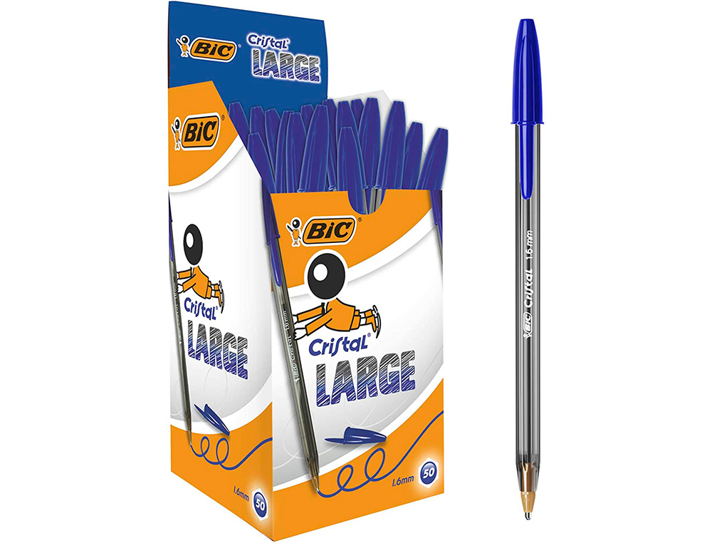 ESFEROGRAFICA BIC CRISTAL X-LARGE TINTA AZUL 1,6 MM