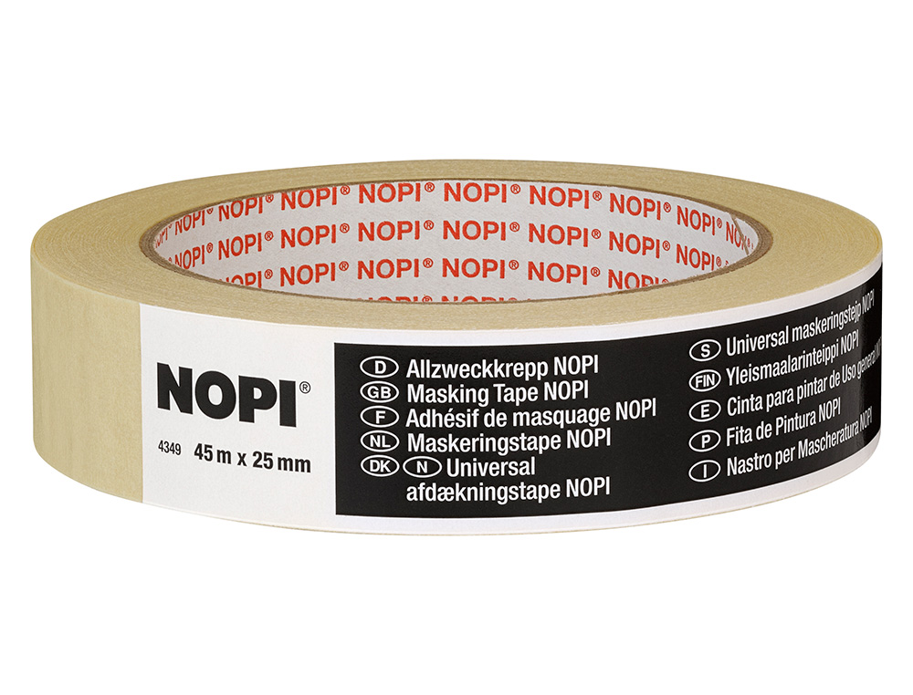 FITA ADESIVA TESA PARA PINTOR 45 MT X 25 MM FABRICADA EM PAPEL
