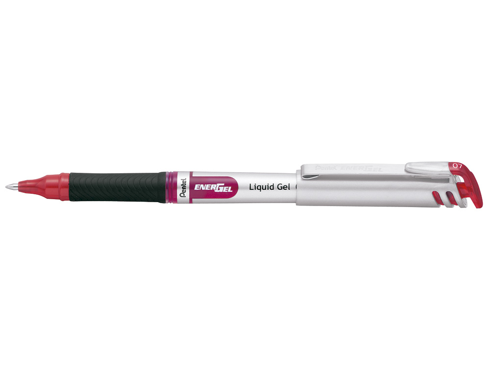 ROLLER PENTEL BL17 ENERGEL PONTA METAL VERMELHO