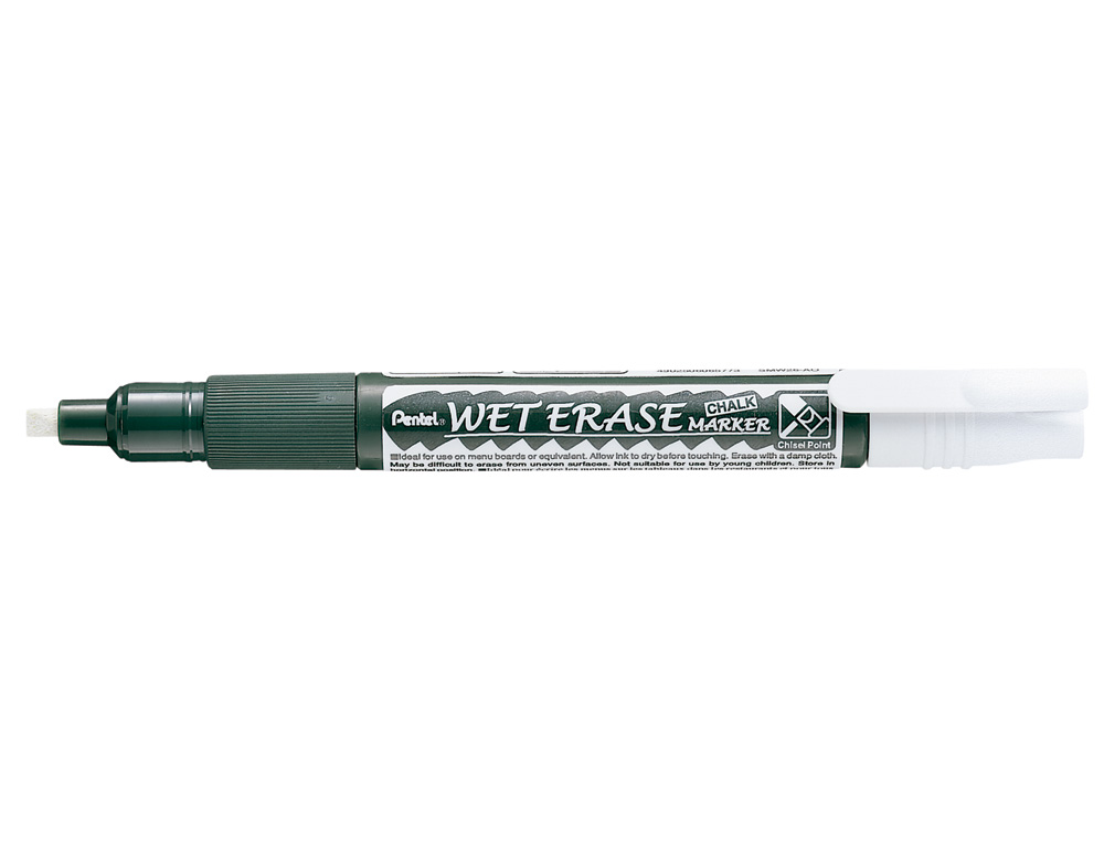 MARCADOR PENTEL GIZ SMW26 WET ERASE BRANCO