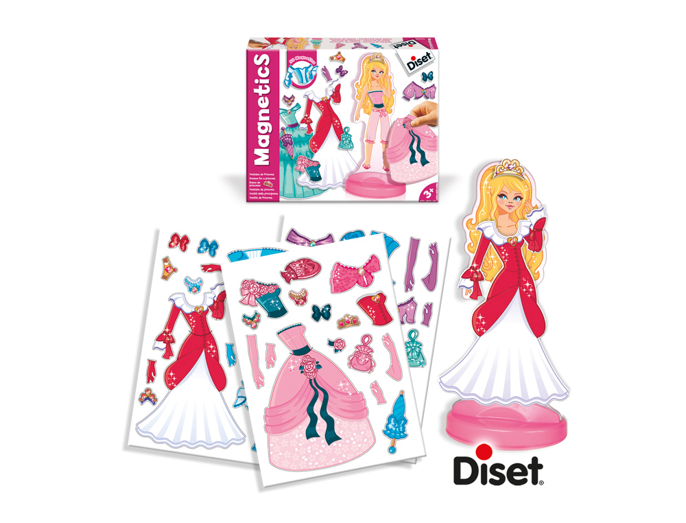 JOGOS DISET MAGNETICO VESTIDOS DE PRINCESAS
