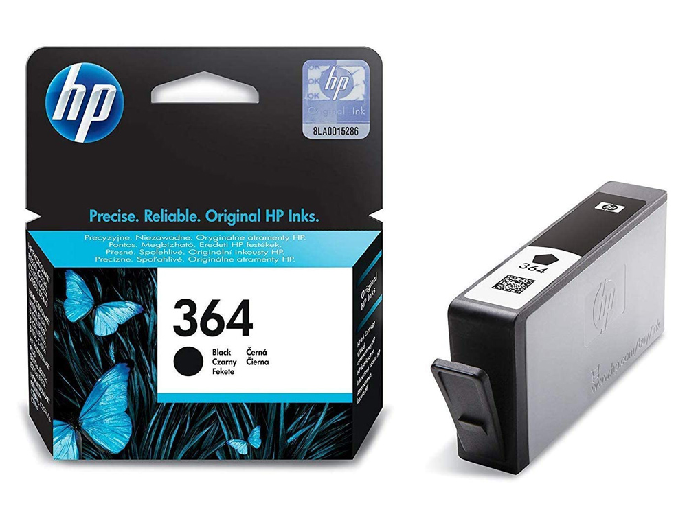 TINTEIRO HP 364 PRETO PHOTOSMART PREMIUM - C309A / SERIES C5300 / C6300 / B8500 / D5400 -250PAG